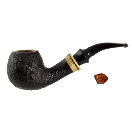 Butz Choquin Tropic Rust. Pipe 1778: tobacco pipe, bent shape, 9mm filter