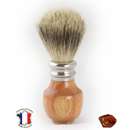 Blaireau de rasage en Bois de Rose