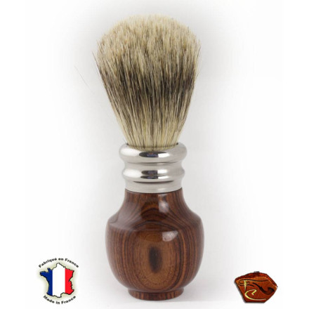 Shaving brush in "Bois d Violette"