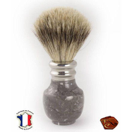 Shaving brush in Marble from Arudy