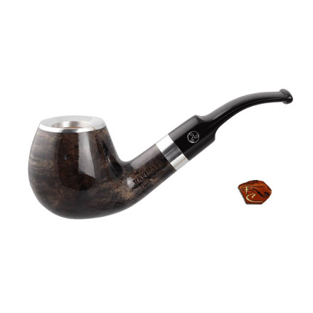 Rattray's Dark Reign Pipe GR123: bent shape, 9mm filter