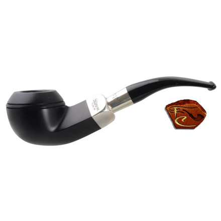 Peterson Pipe Black Spigot 80S: briar tobacco pipe.