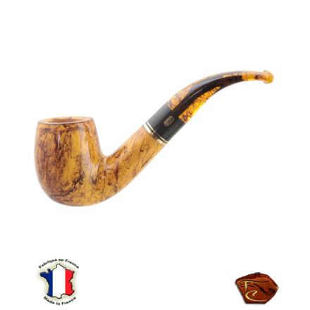 Pipe Chacom Atlas jaune 42: pipe courbée sur Fumerchic