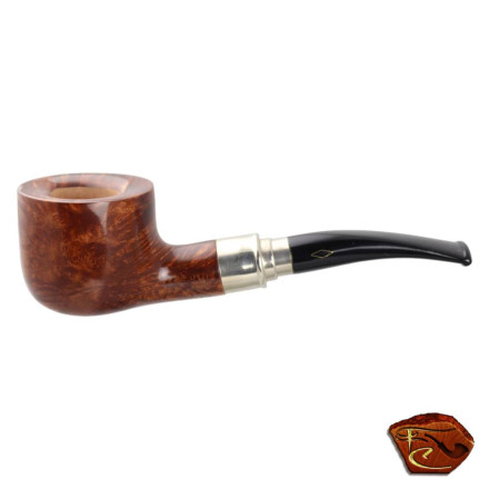 Pipe Brebbia Classic 2016 Pura Noce: forme pot, légèrement courbée 9mm.