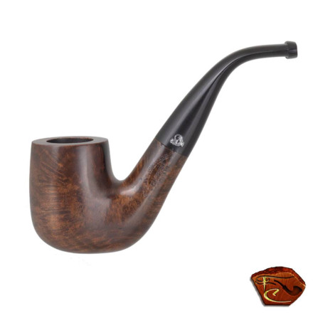 Courrieu Pipe from Cogolin: Bent briar pipe