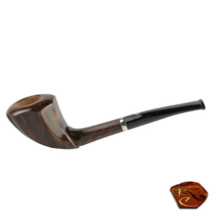 Very nice Handmade Pipe Mastro de Paja: brown waxed finish