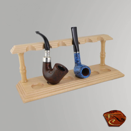 Porte Pipe en bois 6 pipes