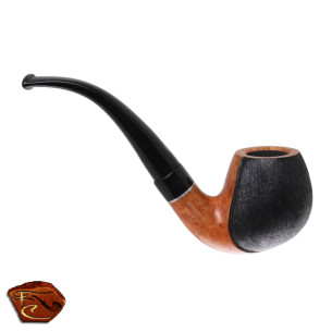 Mastro de Paja hand made Pipe : rustic bowl and acrylic stem 2