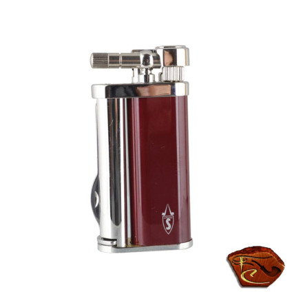 Savinelli lighter laquered burgundy