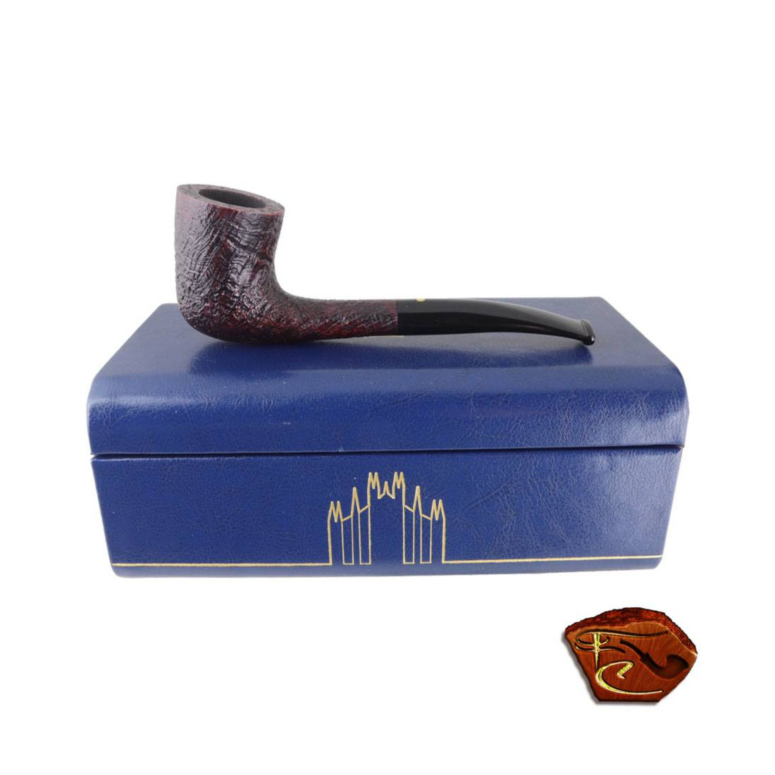 Savinelli Punto Oro Gold 628 - Smooth Brown - Tobacco Pipe