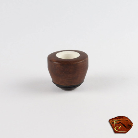 Falcon briar bowl Dover Smooth (meerschaum) bowl