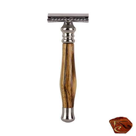 Gillette razor in Zebrano