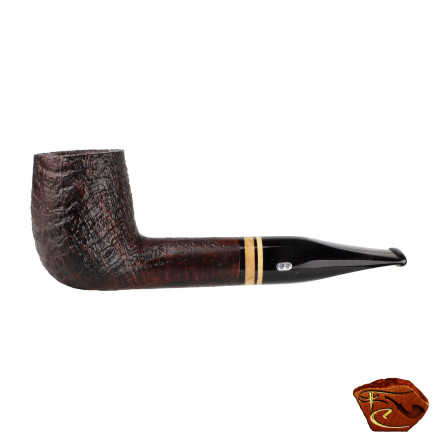 Pipe droite en bruyère Chacom Erica Sablée.