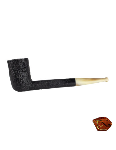 Pipe Ropp Vintage Sablée 435: tuyau en corne.