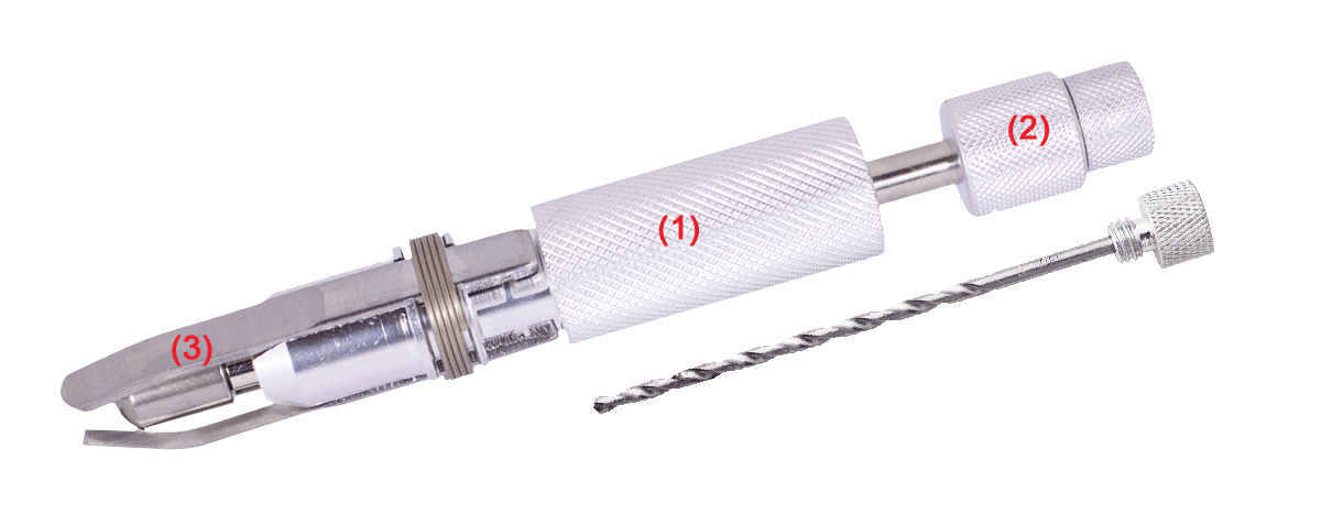 le reamer pour gratter le culot